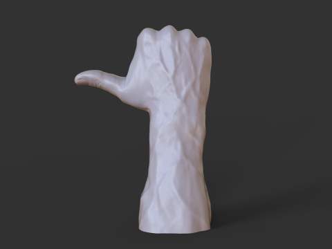 Male Hand Pose - Gesture - 21 Model Cetak 3D