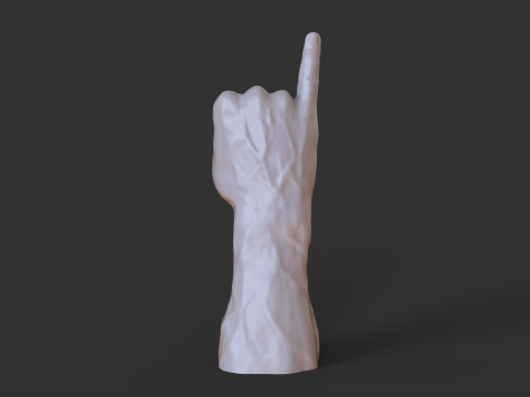 Male Hand Pose - Gesture - 22 Model do druku 3D