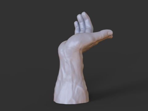 Male Hand Pose - Gesture - 25 3Dプリントモデル