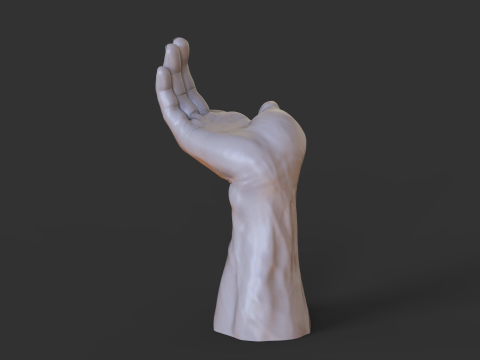 Male Hand Pose - Gesture - 25 3Dプリントモデル