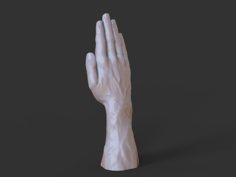 Male Hand Pose - Gesture - 26 3D Baskı Modeli