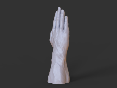 Male Hand Pose - Gesture - 26 3D Baskı Modeli