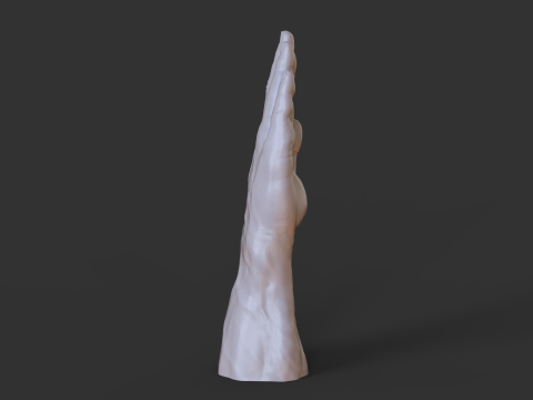 Male Hand Pose - Gesture - 26 3D Baskı Modeli
