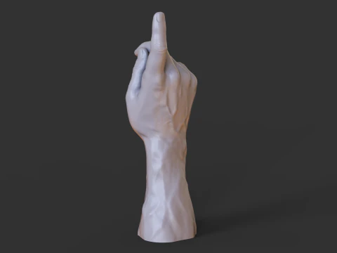 Pose de M&atilde;o Masculina - Gesto - 30 Modelo de Impressão 3D