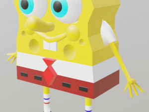 spanch bob squarepants 3D 모델