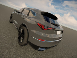 acura mdx 2022 3D 모델