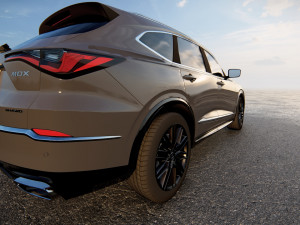 acura mdx 2022 3D 모델