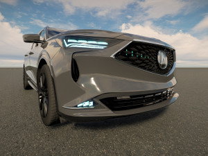 acura mdx 2022 3D 모델