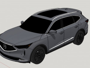 acura mdx 2022 3D 모델