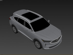acura mdx 2022 3D 모델