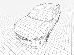 acura mdx 2022 3D 모델