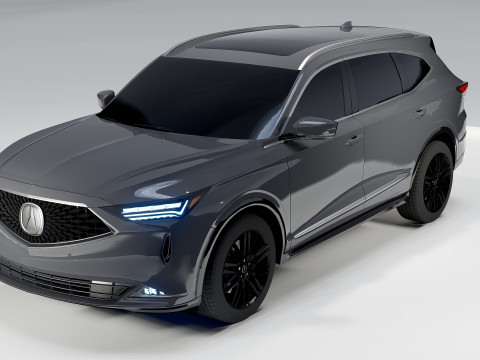 Acura mdx 2022 3D Model