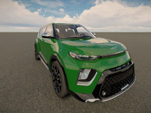 kia soul ex 2022 Modèle 3D
