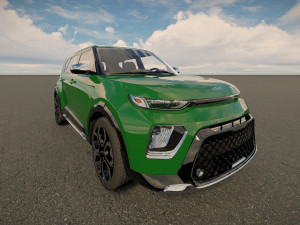 kia soul ex 2022 Modèle 3D