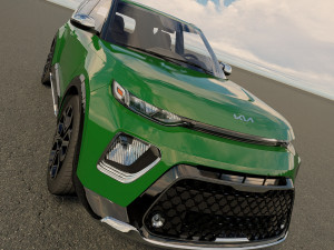 kia soul ex 2022 Modèle 3D