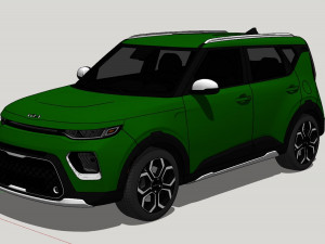 kia soul ex 2022 Modèle 3D