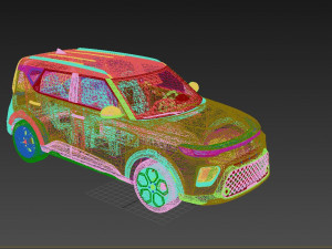 kia soul ex 2022 Modèle 3D