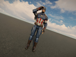 Captain america 3D Model
