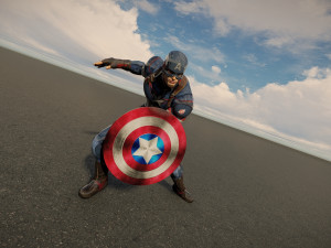 Captain america 3D Model