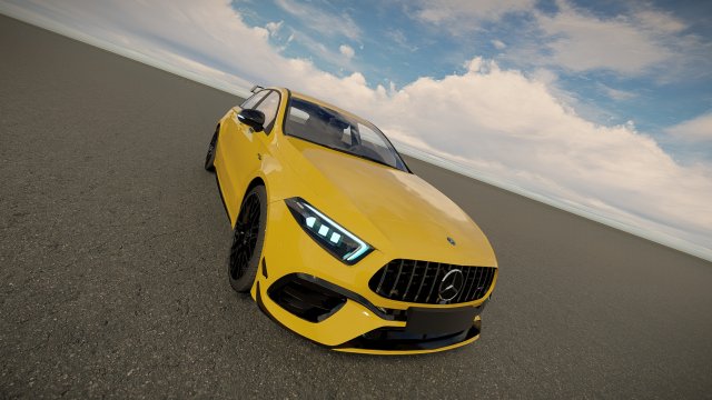 3d mercedes-benz a45 s amg 2020 Model 3D .c4d .max .obj .3ds .fbx .stl .blend 
