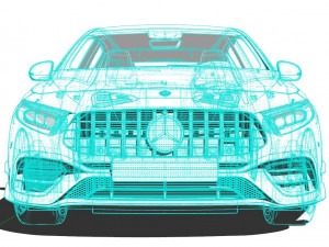 3d mercedes-benz a45 s amg 2020 Model 3D