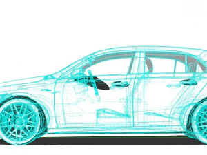 Mercedes-Benz A45 S AMG 2020 High-Performance Hatchback 3D Model