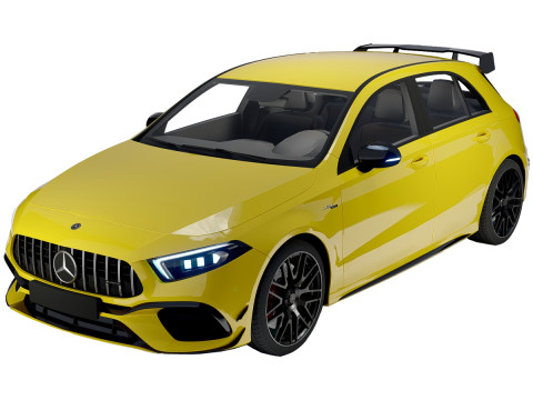 Mercedes-Benz A45 S AMG 2020 High-Performance Hatchback Modelo 3D