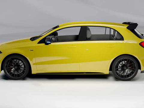 Mercedes-Benz A45 S AMG 2020 High-Performance Hatchback 3D Model