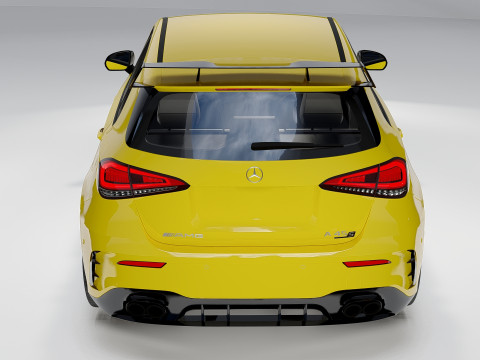 Mercedes-Benz A45 S AMG 2020 High-Performance Hatchback 3D Model