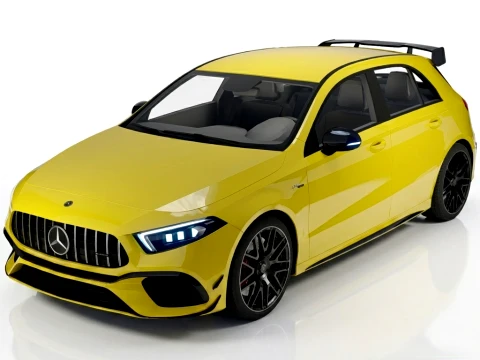 メルセデス・ベンツ A45 S AMG 2020 高性能ハッチバック 3Dモデル
