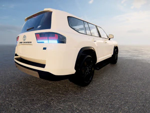 Toyota land cruiser gr-sport 2022 3D Model
