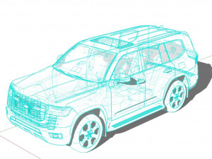 Toyota land cruiser gr-sport 2022 Modèle 3D
