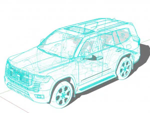 Toyota land cruiser gr-sport 2022 3D Model