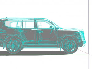 Toyota land cruiser gr-sport 2022 3D Model
