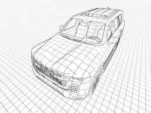 Toyota land cruiser gr-sport 2022 3D Model