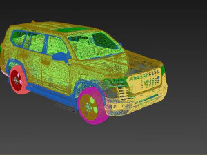 Toyota land cruiser gr-sport 2022 3D Model