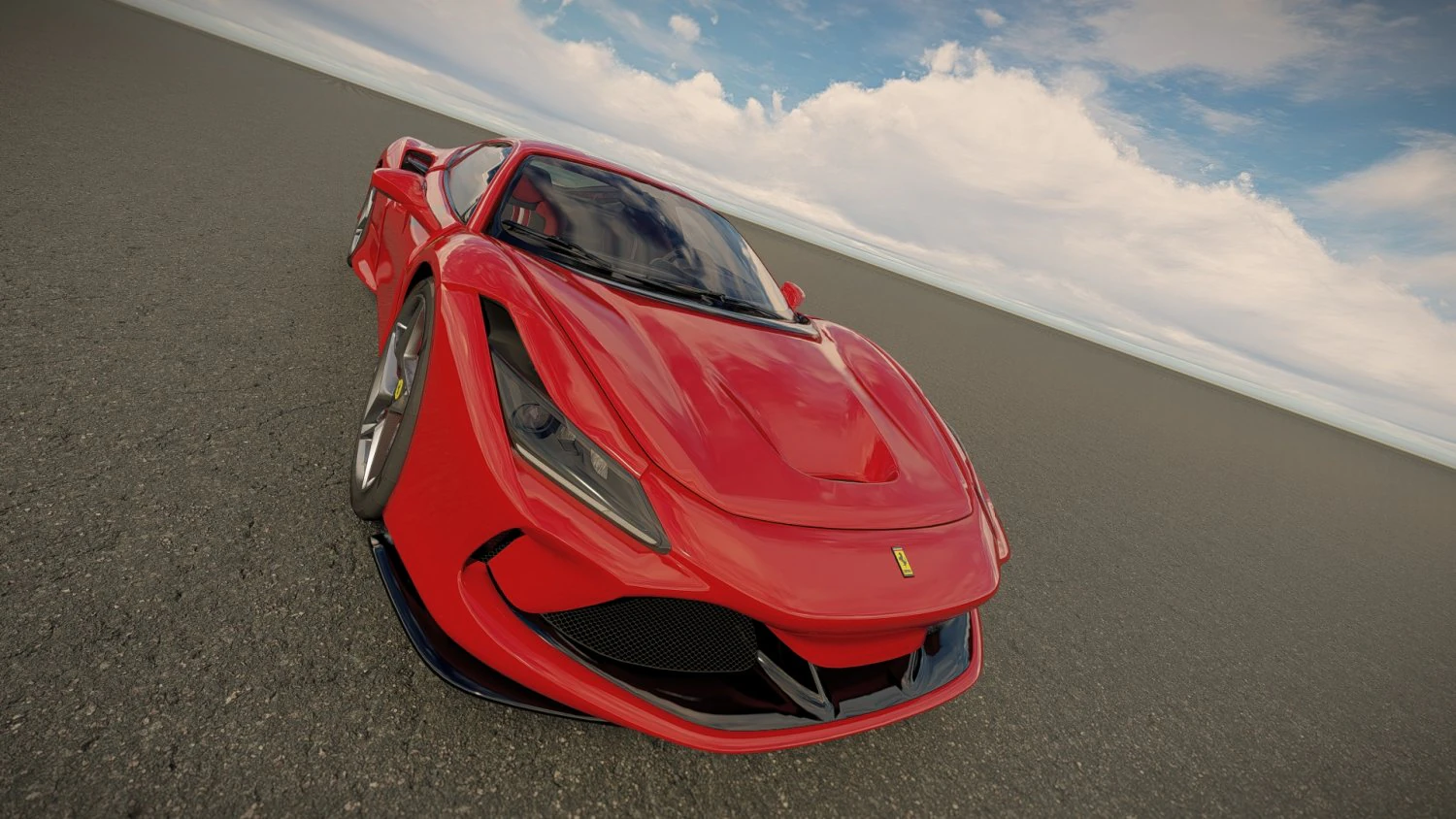 ferrari f8 tributo 3D Model .c4d .max .obj .3ds .fbx .stl .blend