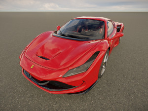 ferrari f8 tributo Modello 3D