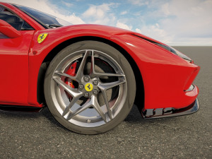ferrari f8 tributo Modello 3D