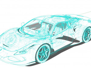 ferrari f8 tributo Modello 3D