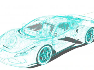 ferrari f8 tributo 3D Model