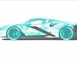 ferrari f8 tributo Modello 3D