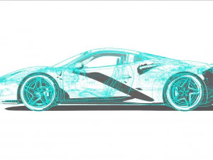 ferrari f8 tributo 3D Model