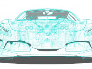 ferrari f8 tributo 3D Model