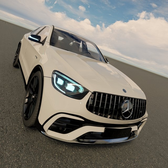 mercedes amg glc 63s coupe 2022 3D मॉडल .c4d .max .obj .3ds .fbx .stl .blend 