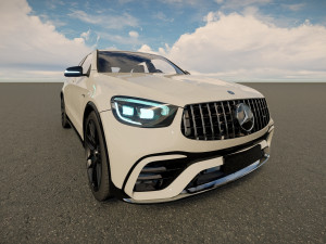 mercedes amg glc 63s coupe 2022 3D मॉडल