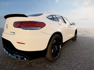 mercedes amg glc 63s coupe 2022 3D मॉडल
