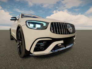mercedes amg glc 63s coupe 2022 3D मॉडल
