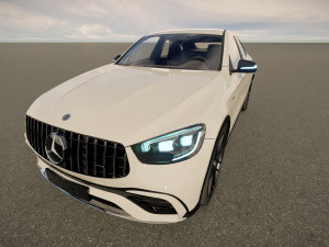 mercedes amg glc 63s coupe 2022 3D मॉडल