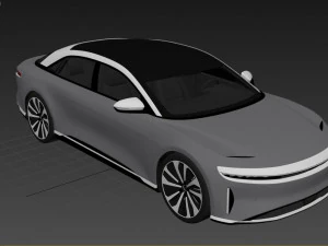 Lucid Air 2022 3D Model